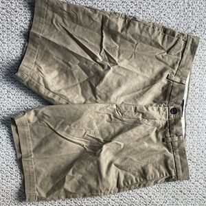 Banana Republic Tan Flat Front Shorts
